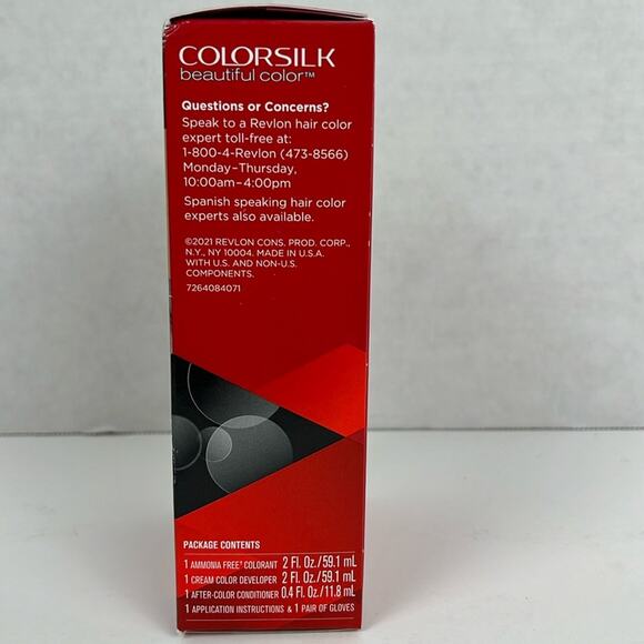 Revlon Colorsilk Hair Color Permanent 71 Golden Blonde Ammonia Free Keratin - Picture 3 of 7